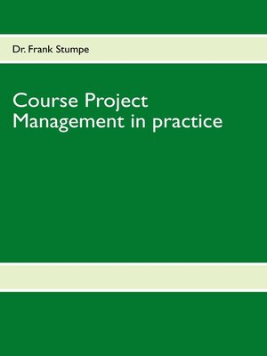 cover image of Course Project Management in practice